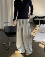 [PROMOTION] フロントツータックワイドスウェットパンツ(5color)