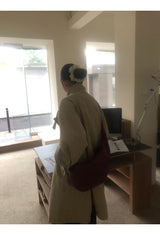 high-end wide long trench coat