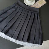 Layered Pleats Skirt  