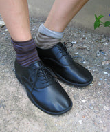 Derby 0066. Rubber Sole Loafers - 2colors
