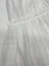 Shiny Flare Midi Skirt