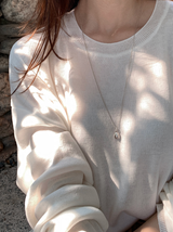 Rear Cooling Linen Round Knit / 4 colors