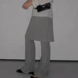 Layered Flare Pants - 3colors
