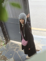 Clover Alpaca Earflap - Grey