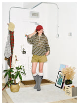 Striped Cat Ear Hoodie
