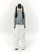 STRIPE BUTTON L/S MINT