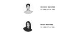 25SS INK STAMP LOGO HOODIE ZIP UP MELLANGE