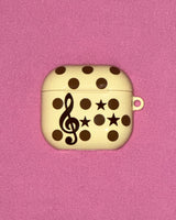 [made] Dot treble clef AirPods case (glossy hard)