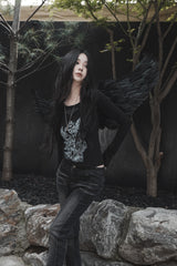 コエグジスタンス グラフィック レタリング Tシャツ (black)