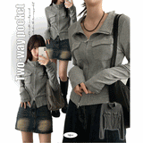 Clips Two Way Pocket Zip-Up