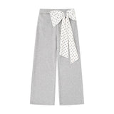 Solenne Polka Dot Tie Pants