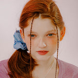 BASIC DENIM SCRUNCHIE (SKY BLUE)