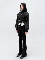 DOUBLE SHIRRING WINDBREAKER