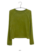 ミニューシースルーウール切開長袖Tシャツ(4c)