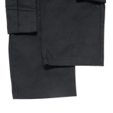 25SS FRONT POCKET WIDE  CARGO PANTS BLACK