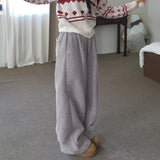 Meerop One Tuck Fleece Two-Way Wide Pants