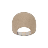 VA Curved Stud Link Wool-Blend Ball Cap  / Beige
