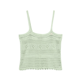MORI BLOOM SCALLOP KNIT BUSTIER