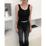 Button Crop T [Inner cap]