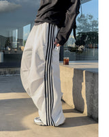 Face Track Line Snap Pants