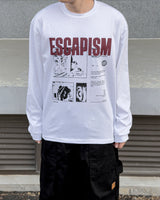 エスカングラフィックロングスリーブTシャツ