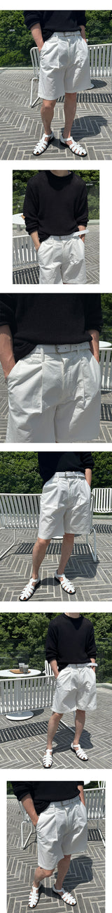 [S/S] バイオピンタックバミューダパンツ