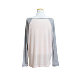 (2color) Soft Tulip Raglan Sheer Long Sleeve Tee