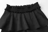 プティートフレアパンツ ブラック