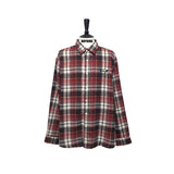 Wine & Black Check Shirt