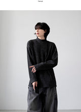 Groove Half Neck Long Sleeve