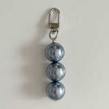 three beads keyring - 8colors
