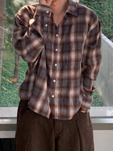 Ave checkered cropped shirt