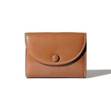 DOT TWO POCKET Coin & Card Wallets cognac wood