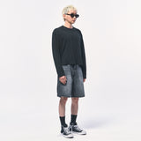 クロップTシャツ BLACK