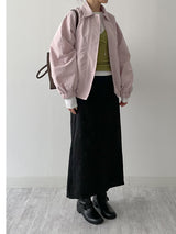 Return Pocket Overfit Bomber Jacket