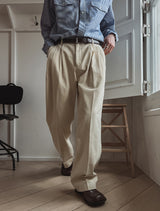 Kona basic three tuck wide pants