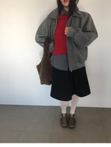 [MD's Pick] Balmacaan Hand Warmer Blouson (2 Colors)