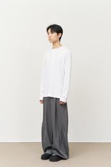 Taper Pintuck Banding Trousers (2color)