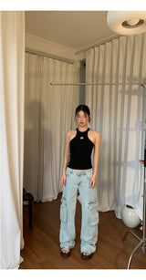 ブリングスターホルターネックスリーブレスｔシャツ