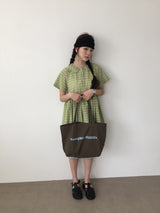 Plaid collar dress (3color) 
