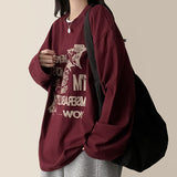 Odd Vintage Printed Boxy Long Sleeve Tee