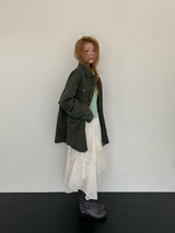 シフォンアンバランススカート