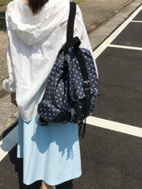 Pop Dot Belted Eyelet Backpack (2c)