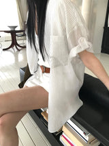 Shape Stripe Shirt (2 colors)