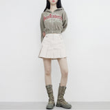 Ned Buckle Suede Middle Boots