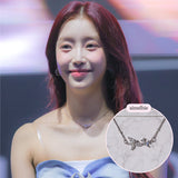 [Baby DONT Cry Yihyun Necklace] Dreamy Crystal Semi Choker Necklace