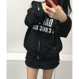 ストリートレタリング2WAYジップフーディ