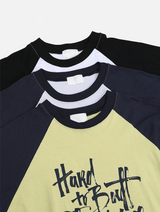 リミンボクシーフィットカラーラグラン半袖Tシャツ