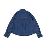  REGULAR DENIM PAISLEY SHIRT (UNISEX)_SYF4BL01BU