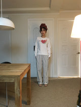 ラブチューリップtシャツ_white